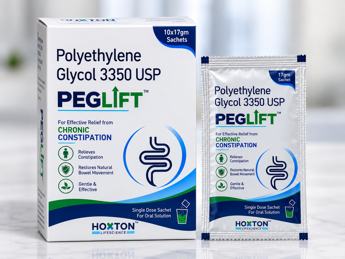 PEGLIFT - Polyethylene Glycol 3350 17 gm Sachet